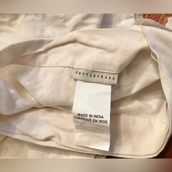 2 Pottery Barn Embroidered Pillow Covers - Picture 10 of 16